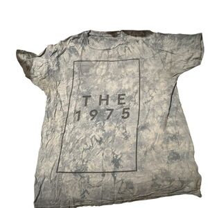 Hot Topic Gray Tie-Dye The 1975 Tee